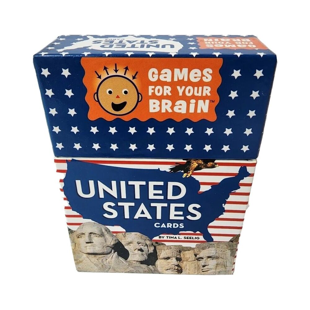 Games For Your Brain United States Card Game Crazy 8's War Gin Rummy Solitaire